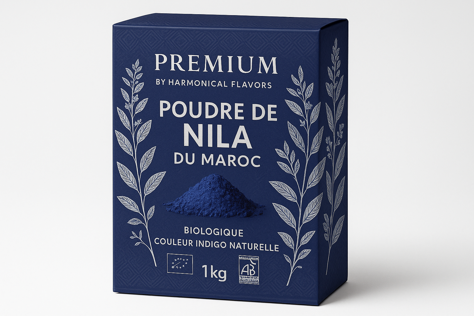 Nila en Poudre du Maroc Bio 1kg - Fond Blanc