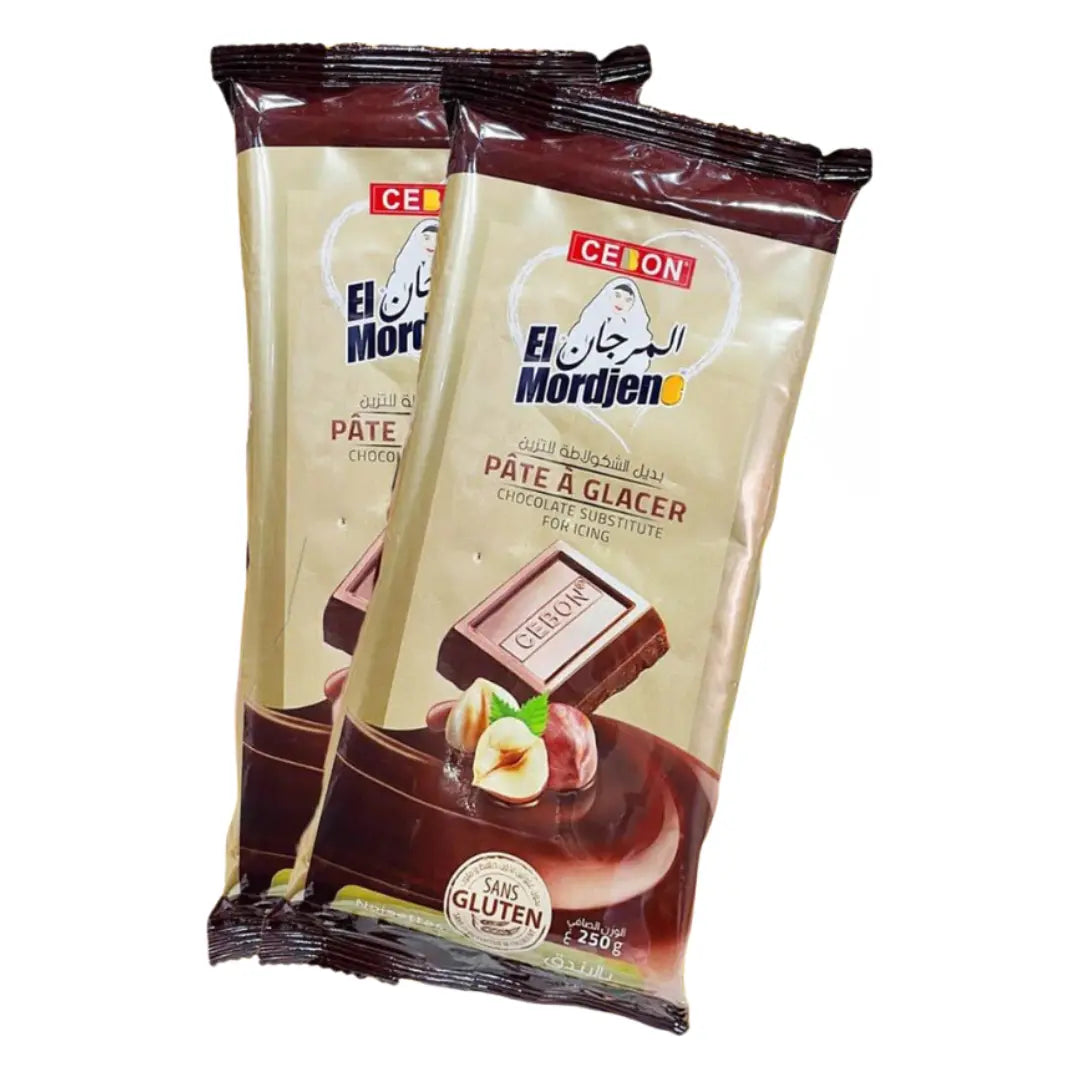 Pâte à glacer Chocolat Noisettes El Mordjene 250gr - Cebon