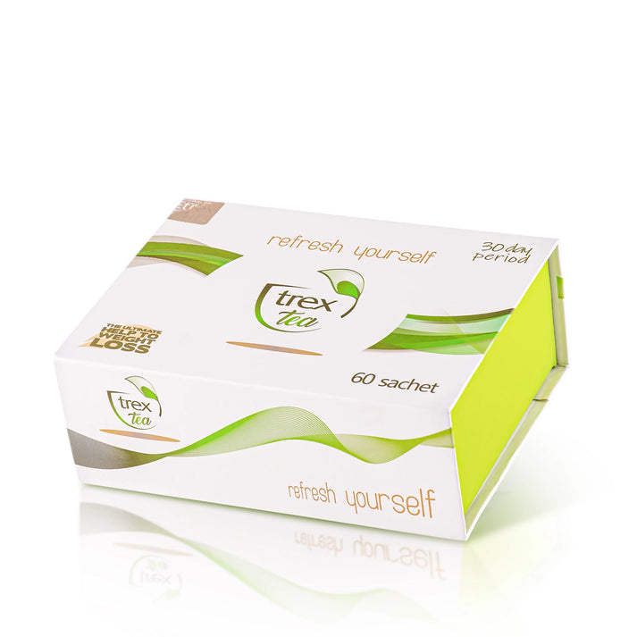 Trex Tea Détox Minceur 60 Sachets | Thé Brûle-Graisse Cure 30 Jours