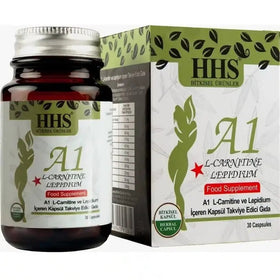 HHS A1 L-Carnitine + Maca 30 Capsules | Triple Action Minceur Sport Libido Harmonical Flavors