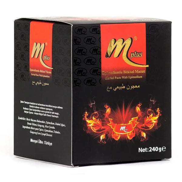 M Plus Aphrodisiaque Turc Premium 240g - Stimulant Naturel Puissant | Vitalité Masculine