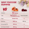 Maca 8-en-1 Gummies Énergie 120 | Force Extra Vitalité Premium Harmonical Flavors