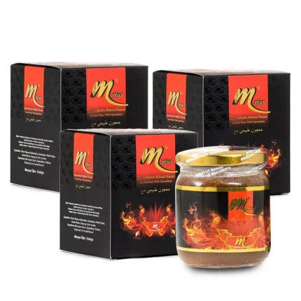 M Plus Aphrodisiaque Turc Premium 240g - Stimulant Naturel Puissant | Vitalité Masculine