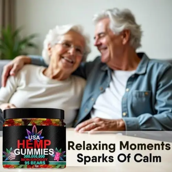 Hemp Gummies Relaxation 120 | Détente Naturelle Halal Bien-être