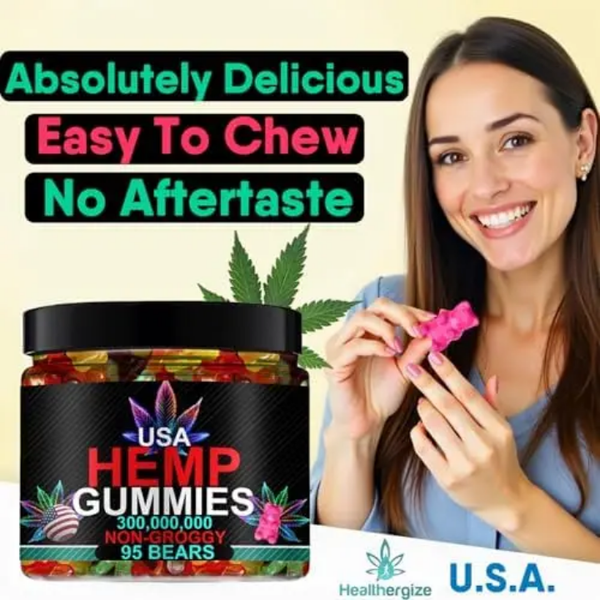 Hemp Gummies Relaxation 120 | Détente Naturelle Halal Bien-être