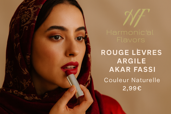 ROUGE À LÈVRES EN ARGILE À L'AKAR FASSI - Produit Cosmétique