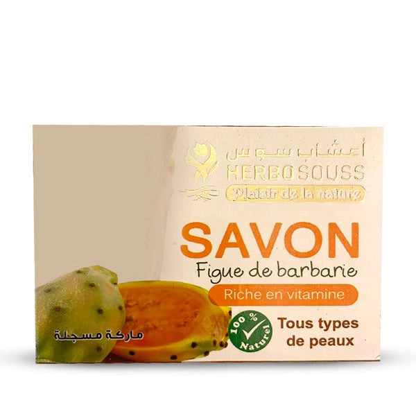 Savon Figue de Barbarie 100g | Soin Anti-Âge Naturel Premium