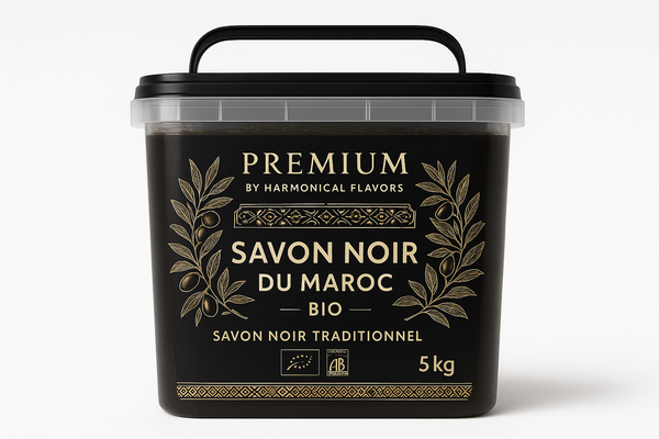 Savon Noir du Maroc Bio 5kg - Boîte Plastique