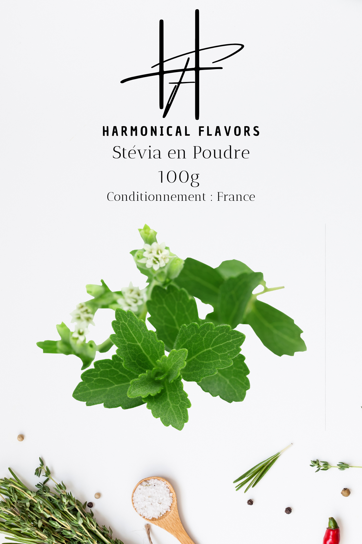 Stevia en poudre 100g